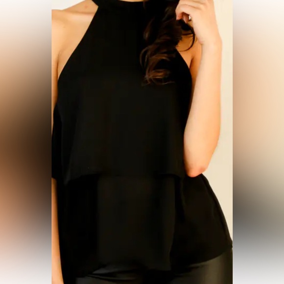 BCBGeneration NWT Contrast-Hem High/Low Top-Women’s S will fit M - Picture 3 of 6